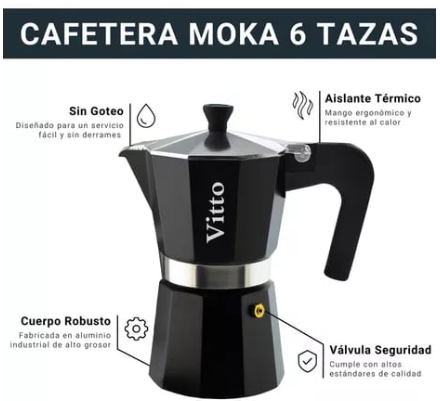 Miniatura 3 de CAFETERA 6 TAZAS